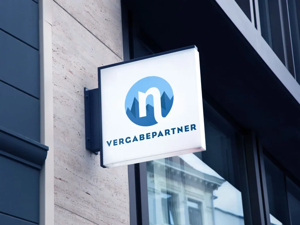 Projet d'une graphiste, fribourg, logo de Vergabepartner.
