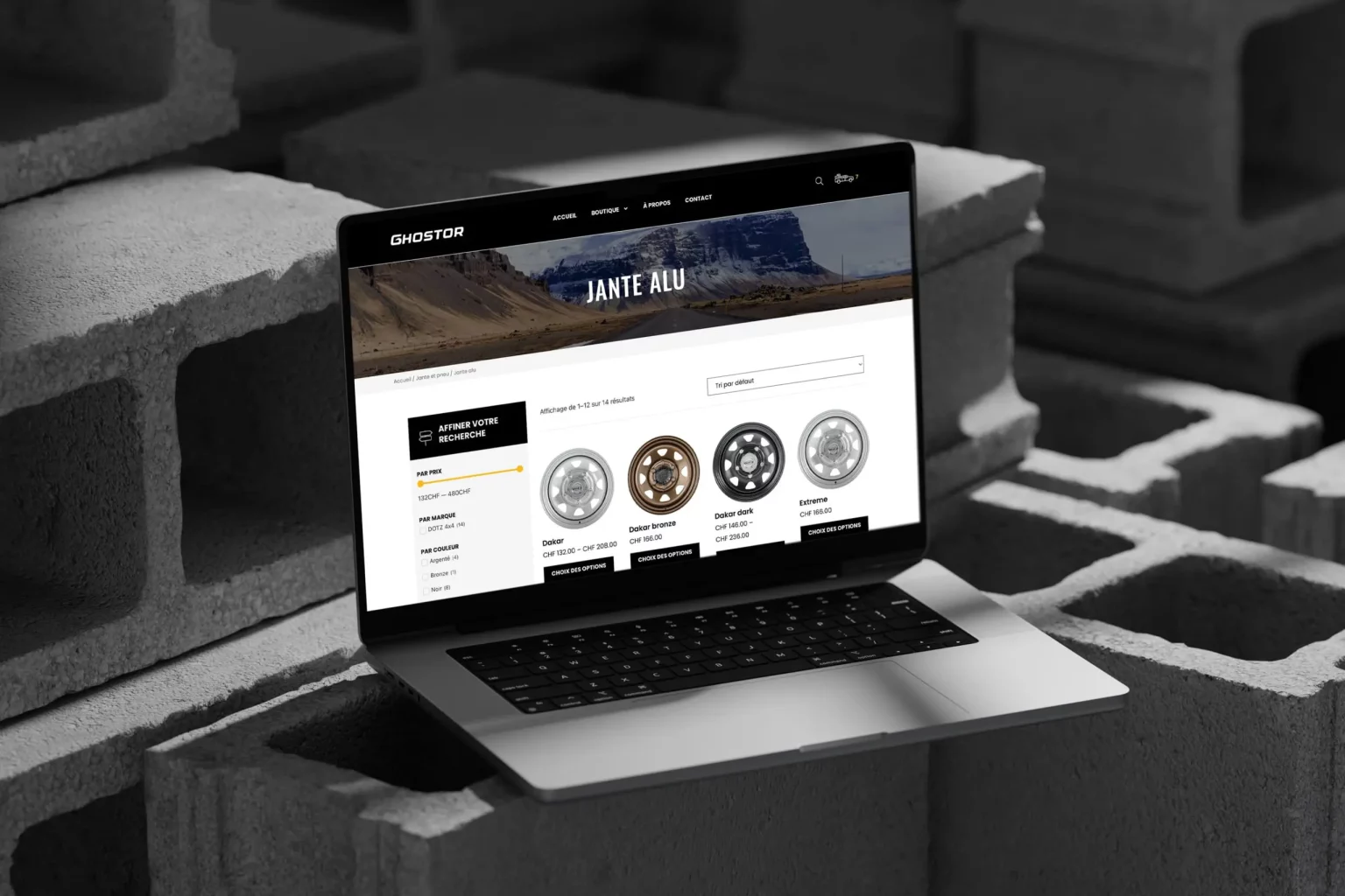 Site de Ghostor Sàrl à Fribourg.