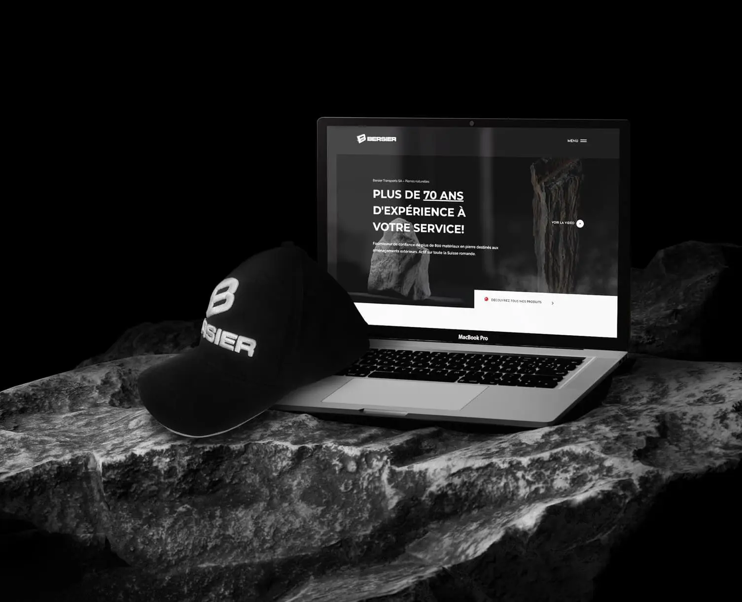 Création site internet de Bersier Transports SA à Fribourg.