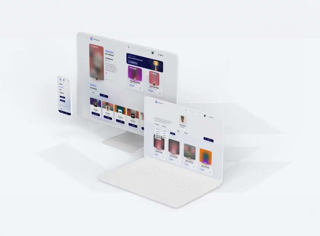 Site de NFT4artists, Fribourg.